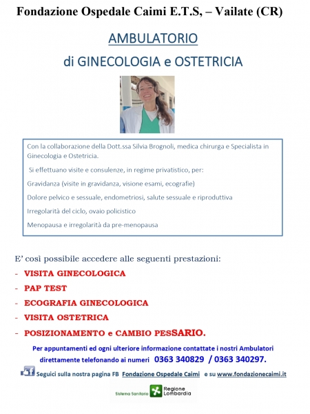 AMBULATORIO DI GINECOLOGIA E OSTETRICIA DOTT.SSA SILVIA BROGNOLI