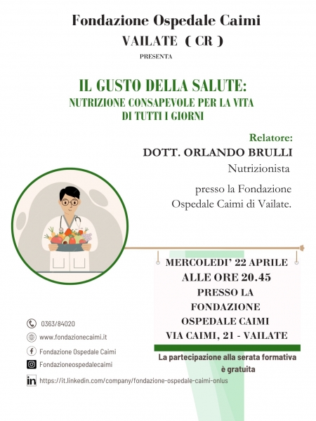 SERATA FORMATIVA 22 APRILE 2026