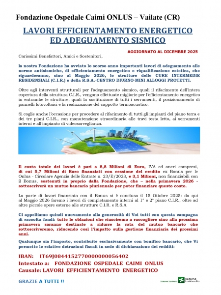 LAVORI DI EFFICENTAMENTO - agg. dicembre2025