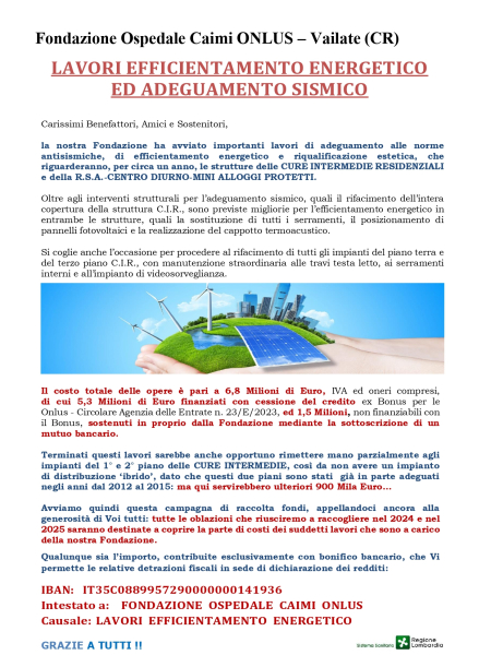 Campagna  efficientamento Energetico